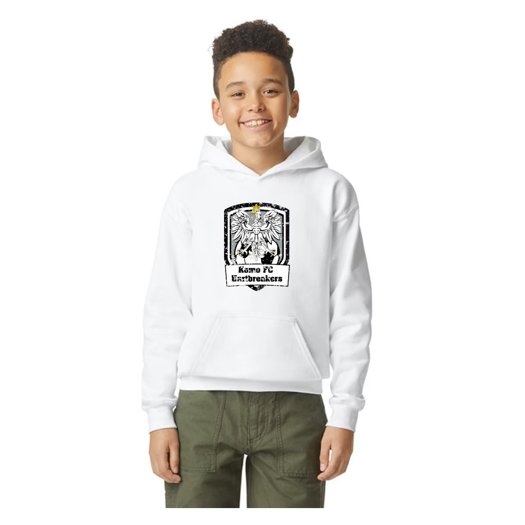 Kid's Hoodie Distressed Logo